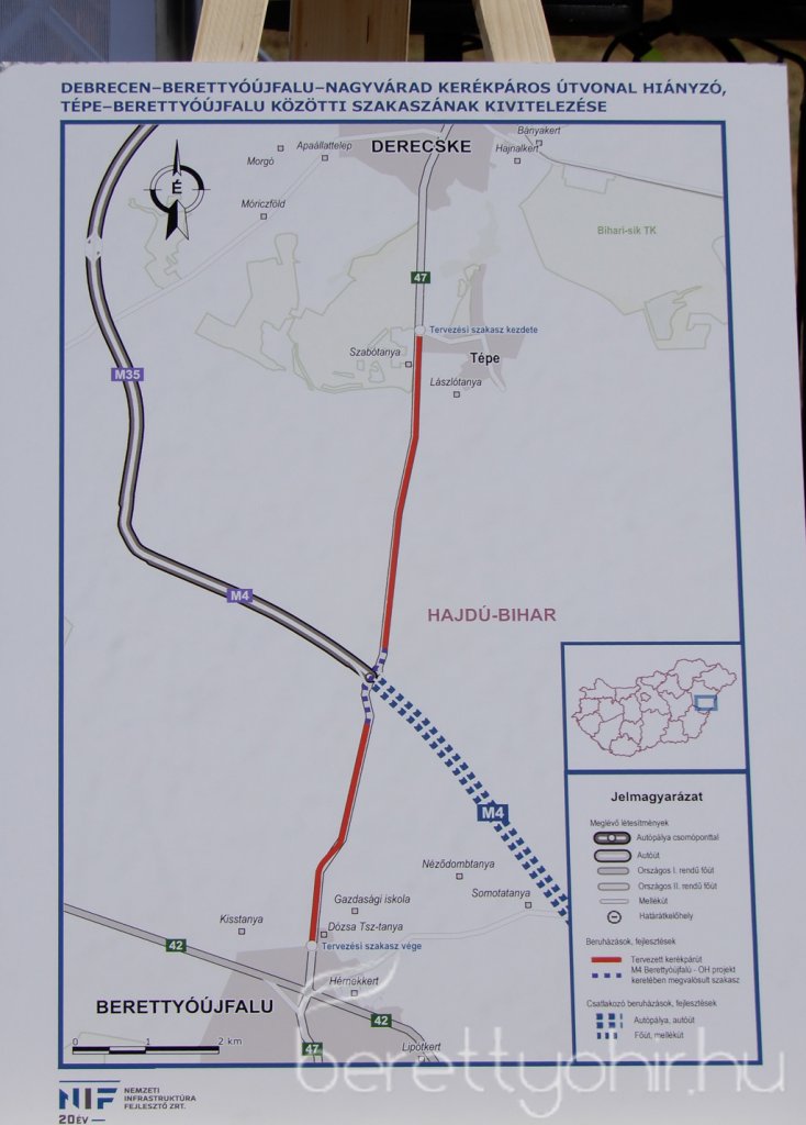 Berettyóújfalu-Tépe kerékpárút alapkőletétele 08